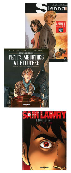 Denis Mezerette - Couvertures BD réalisées