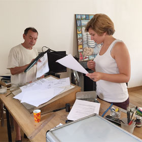 Denis et Lucie, transmission du savoir